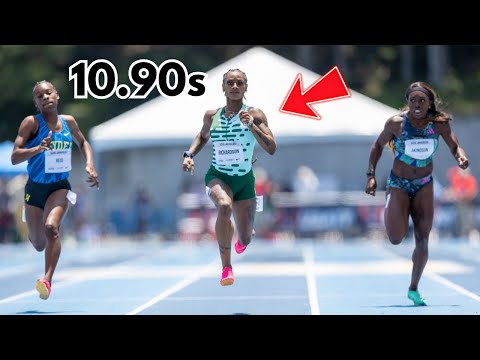 Sha’carri Richardson and Marie Josee Ta Lou went CRAZY | L.A Grand Prix 2023