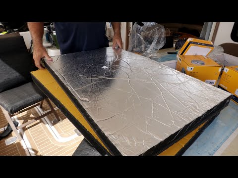 Sailing Zatara - Installing VETUS Sound Insulation