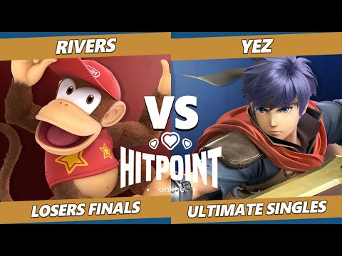 Hitpoint Online 2 Losers Finals - Yez (Ike, Wolf) Vs. Rivers (Diddy Kong) SSBU Smash Ultimate