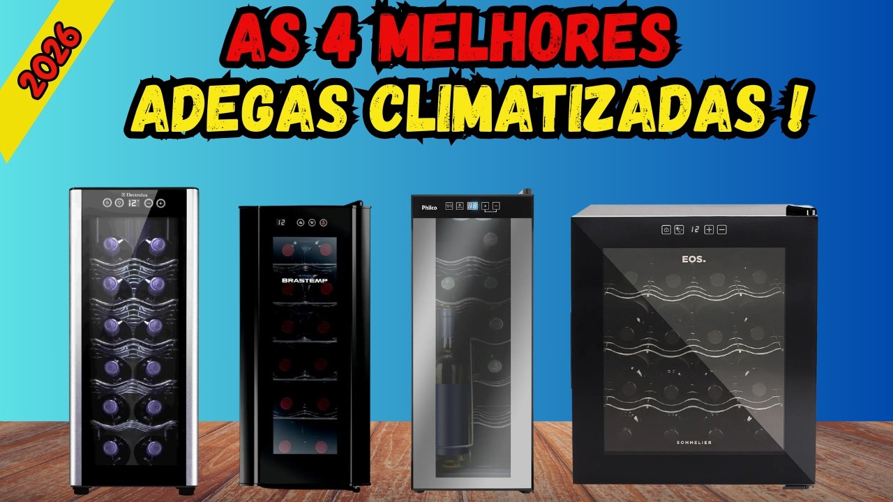 As 4 Melhores Adegas Climatizadas Do Mercado! Adega Climatizada Ideal Para Comprar 2026
