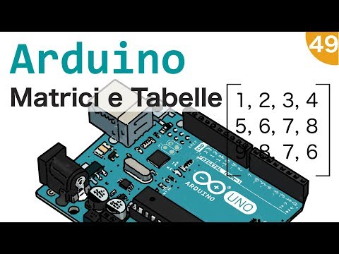 Usare Matrici e Tabelle con Arduino - #49