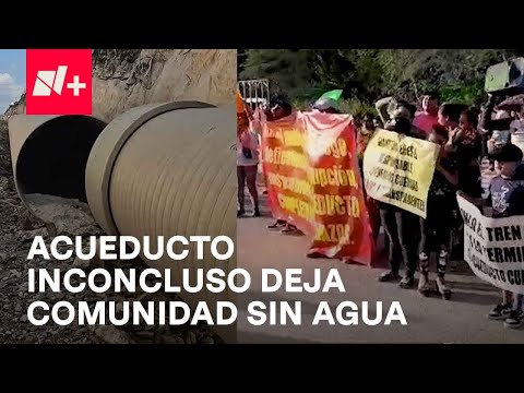 Protestan pobladores en Campeche por acueducto inconcluso - En Punto