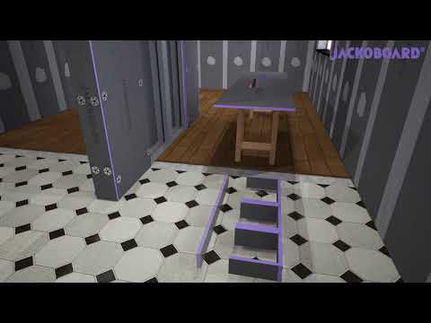 JACKOBOARD Plano - The construction board for customized bath design.