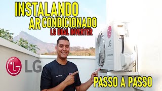 Vídeo Aula - Como Instalar Ar Condicionado Split LG Dual Inverter Corretamente - Passo a Passo.