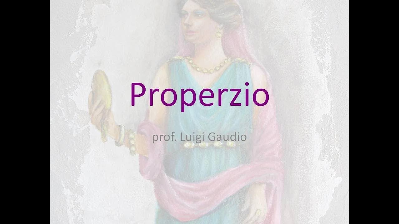 Sesto Properzio