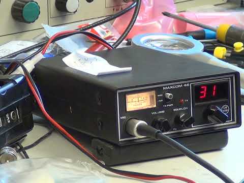 Maxcom 4E (UK) CB27/81 CB radio (mobile) - On the air test