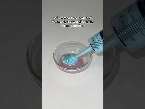 Mixing all of my crystal glosses together🤩 #lipgloss #shorts