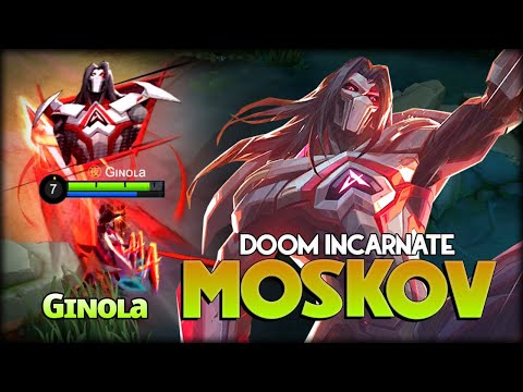 Doom Incarnate Moskov 21 Kills! Gɪɴᴏʟa Top Global Moskov - Mobile Legends: Bang Bang