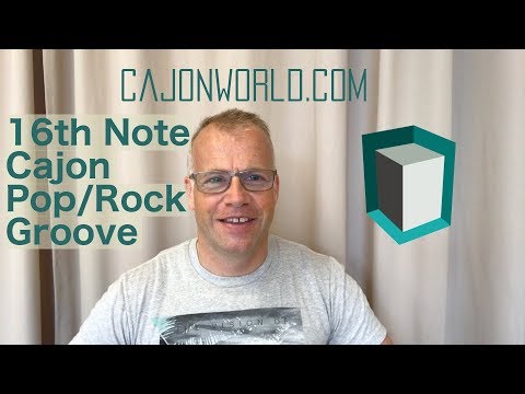 16th Note Cajon Pop/Rock Groove