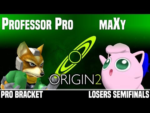 Origin 2 - Professor Pro (Fox) vs maXy (Jigglypuff) - PRO BRACKET - POOLS