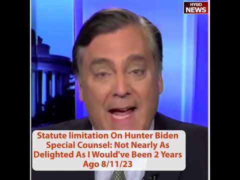 Garland Walks Away From Questions; Turley On Hunter Special Counsel: "Statute Of Limitations Has Run"