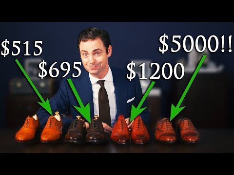 $500 Shoes vs $5000 Shoes ???? | Brown Semi-Brogue Oxford Comparison | Kirby Allison