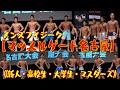 マッスルゲート名古屋【メンズフィジーク】《高校生・大学生・マスターズ・新人》