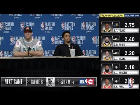 Brook Lopez & Malcolm Brogdon Press Conference | Eastern Conference Finals Game 5