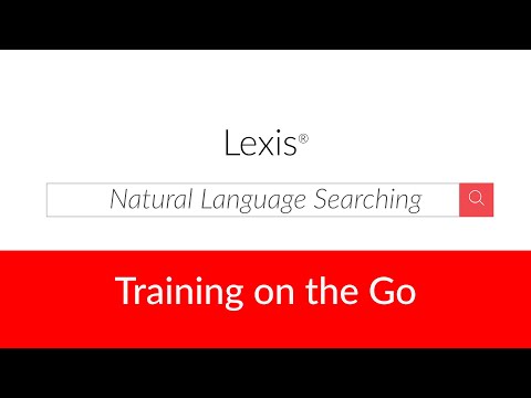 Natural Language Searching on Lexis®