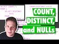 COUNT DISTINCT And NULLs In SQL Server