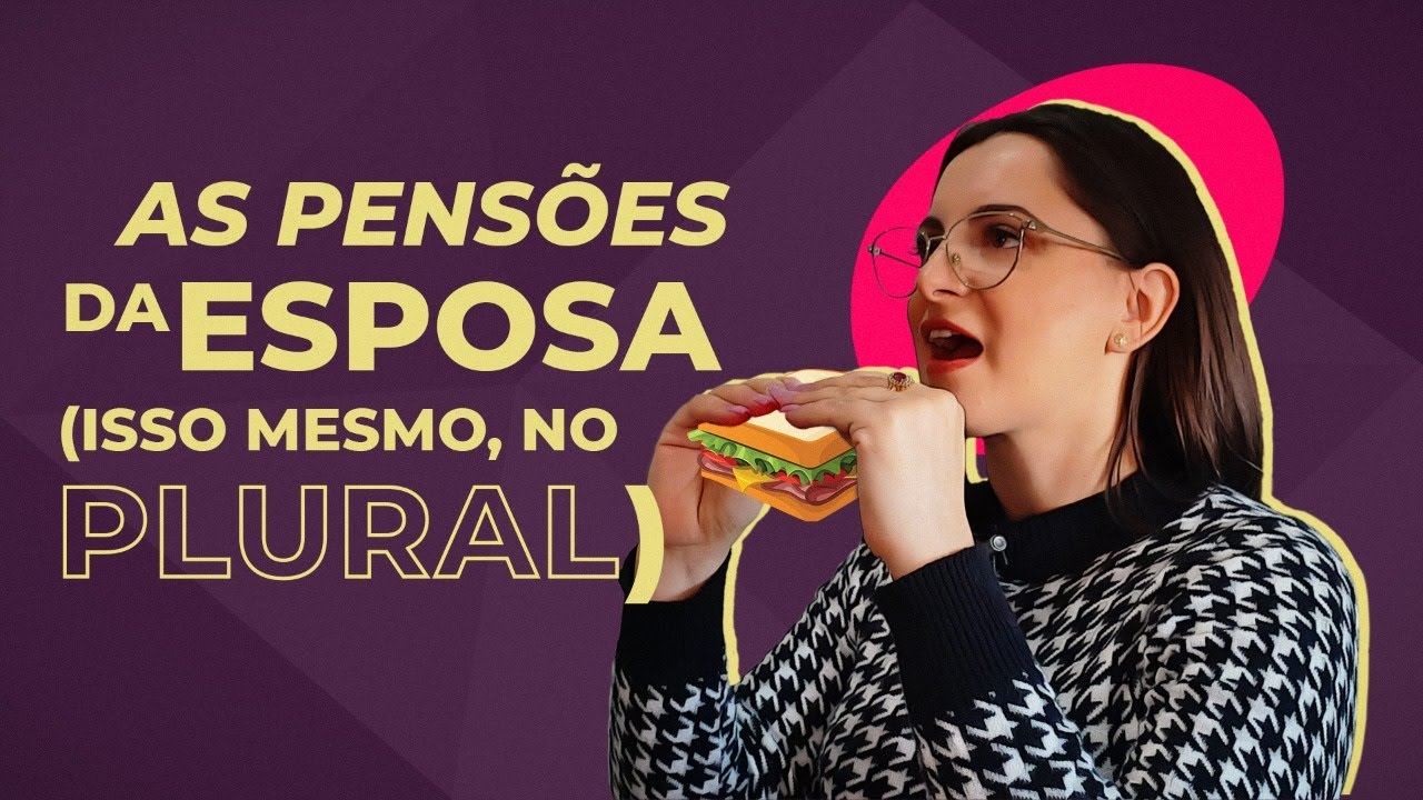 As pensões alimentícias para esposa na separação.