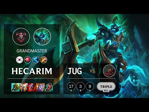Hecarim Jungle vs Graves - KR Grandmaster Patch 11.23