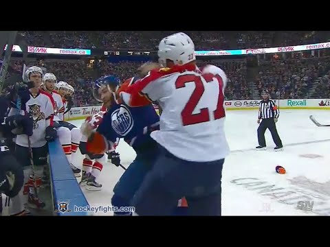 Nick Bjugstad vs Eric Gryba