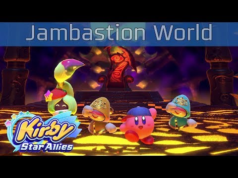 Kirby Star Allies - Jambastion World Walkthrough [HD 1080P]