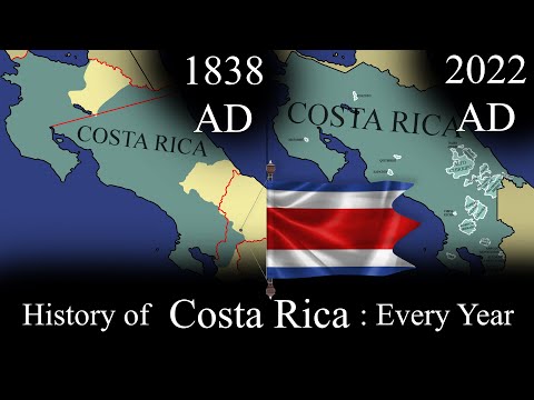History of Costa Rica: Every Year (1838-2022)