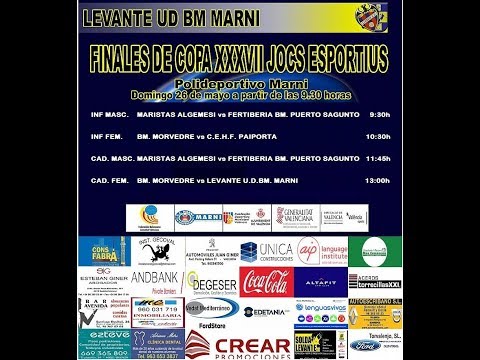 Finales Copa M. Algemesi - Fertiberia Puerto Sagunto Cadete Masc.