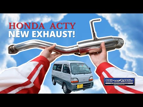 Thumbnail for Oh it's loud...Exhaust Install - Honda Acty Van by video, Honda Acty, Van, vide
