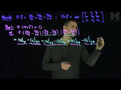 Vector Identities with Divergence and Curl