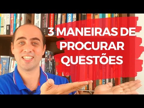 3 ways to search for questions in QCONCURSOS TJPR, AGEPEN GO, TRF3 - (2019)