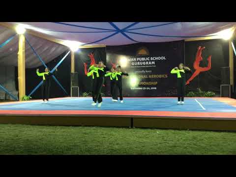 20 Final Team CBSE National Aerobics Championship 2018