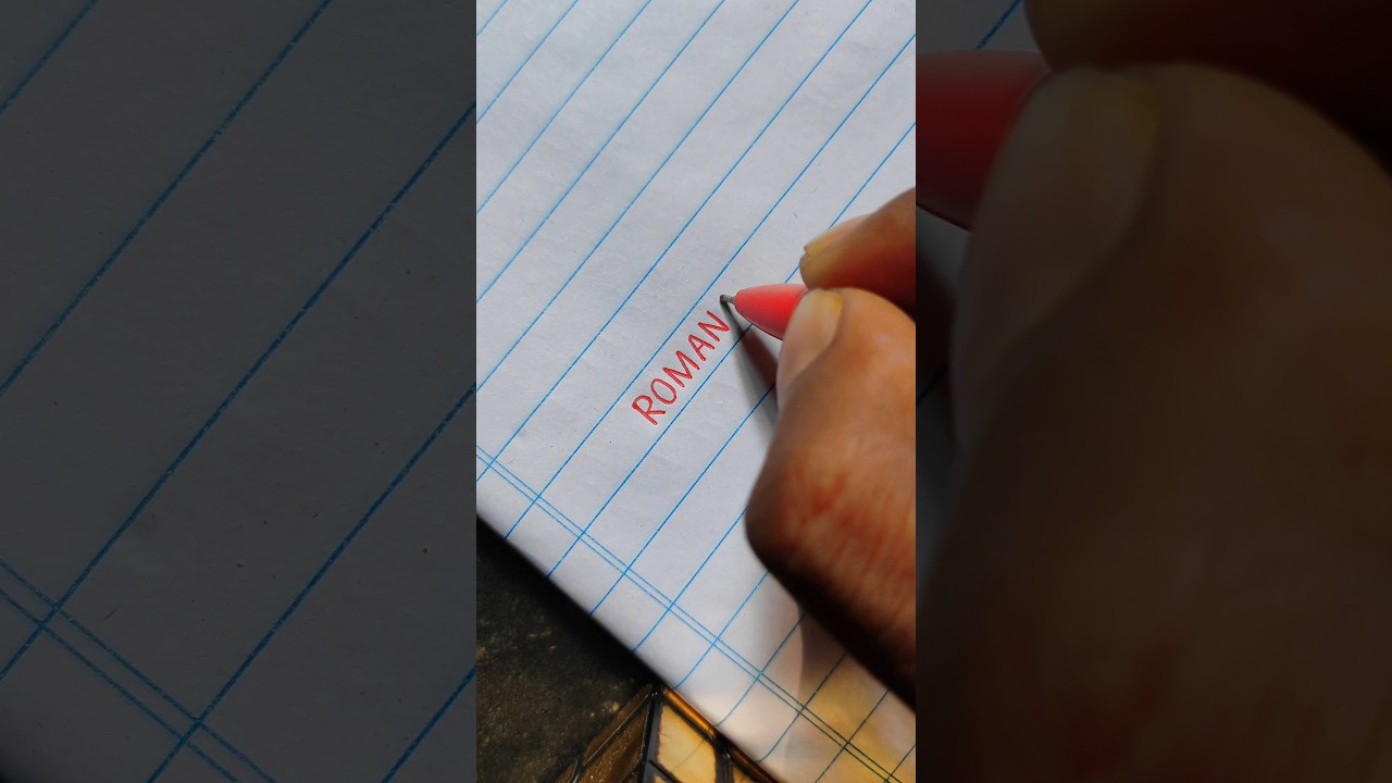 Speed Lettering Tutorial: Quick and Easy Steps #lettering #art #handwriting #shorts