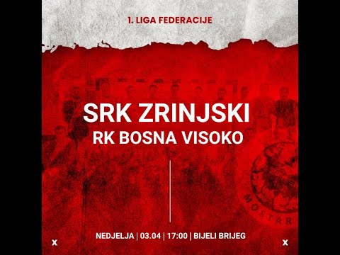 SRK Zrinjski - RK Bosna Visoko | 19. kolo | 1LF