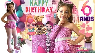 Aniversario de 6 anos da Gigi, tema LOL!