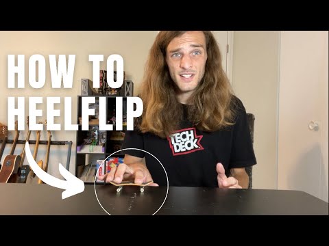 HOW TO HEELFLIP A FINGERBOARD (On A Tech Deck)