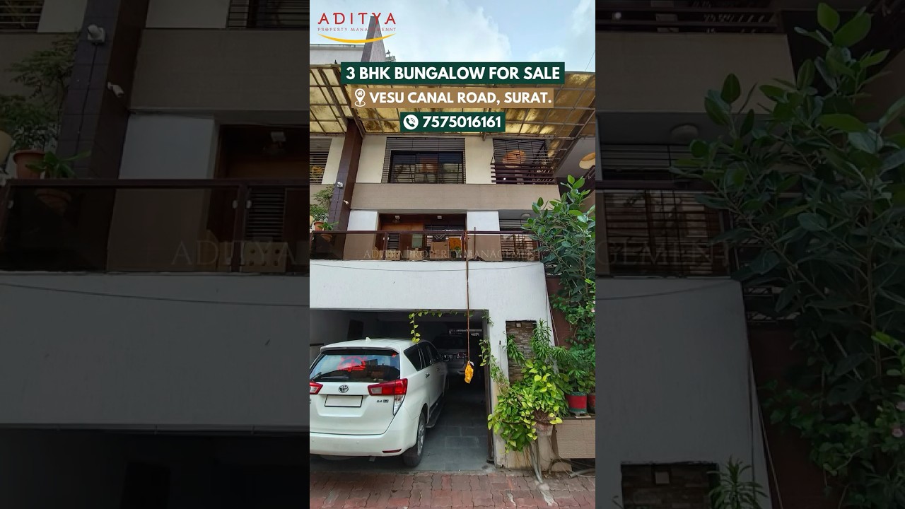 3 BHK Bungalow For Sale - Nr. G D Goenka Canal Road, Vesu, Surat. in Vesu, Surat — photo 1 of 15