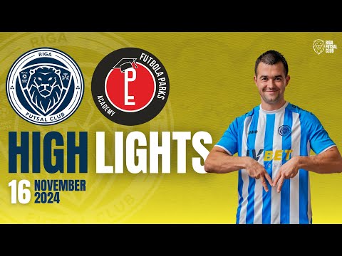 16.11.2024 Riga Futsal Club vs Futbola Parks Academy I HIGHLIGHTS