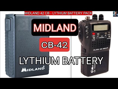 MIDLAND CB42 - LYTHIUM BATTERY PACK