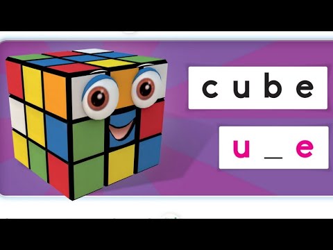 Oxford Phonics World student book level 3 - long vowels - disc 1 - unit 3 - long u - u_e - cute cube
