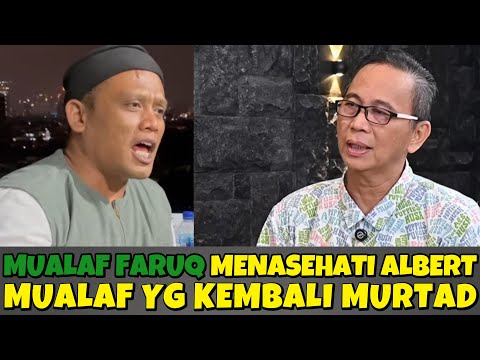 Mualaf Faruq Sianipar Menasehati Albert, Seorang Mualaf Yg Kembali Murtad