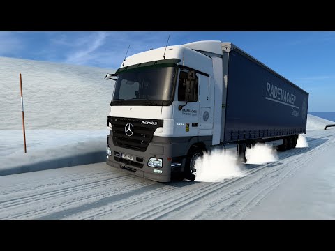 Ets2 1.40 Actros Mp2 RADEMACHER TRANSPORTE.  Spitzbergen (NOR) Promods2.52