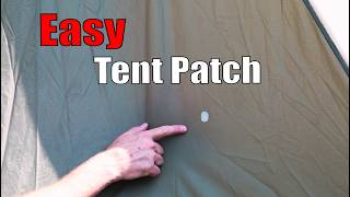 Fix Hot Tent Burn Holes Before Winter!