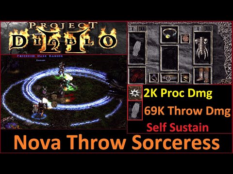 PD2 S1 - Nova Throw Sorceress - The BEST not to make build.
