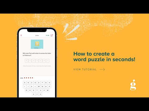 Create Engaging Word Puzzles on Gnowbe: Step-by-Step Tutorial