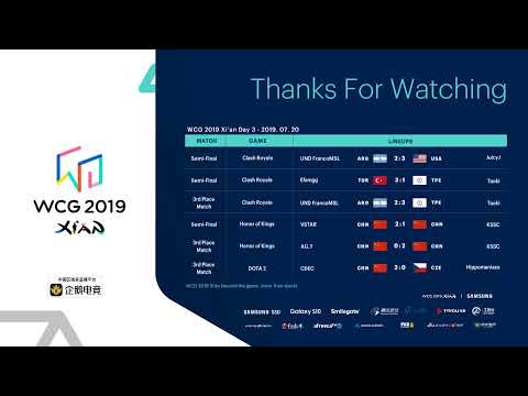 [Day 3] WCG 2019 Xi'an Grand Final - Tournament Zone 2