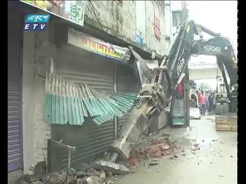 রাজধানীতে অবৈধ স্থাপনা উচ্ছেদে অভিযানে রাজউক