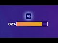 Loading Bar Animation in Adobe After Effects 2023