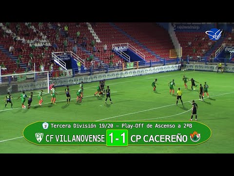 PlayOff de Ascenso a 2ªB: CF Villanovense - CP Cacereño (Tercera División Gr.XIV 19/20) [3 minutos]