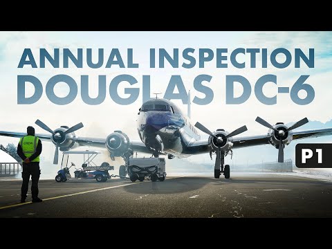 Incoming ground run on our DC-6 (Annual Inspection Part 1)