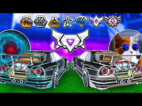DUPLA FIREZORD JOGANDO DO BRONZE AO SSL EM 24 HORAS NO ROCKET LEAGUE PELA PRIMEIRA VEZ