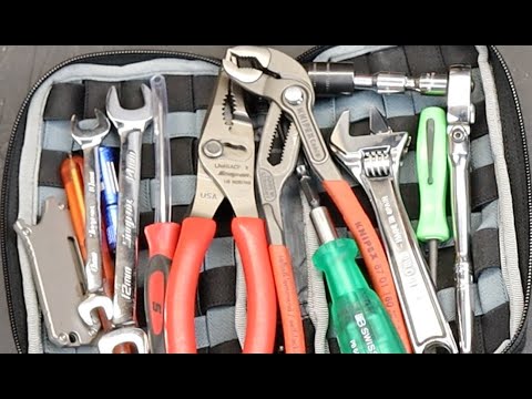 Wiha Pouch filled with a Mini Tool Kit for lightweight tool backup while on the road. Fits Snap On!